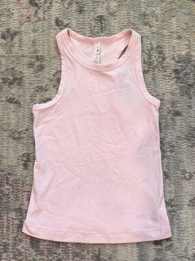 Lululemon Align Waist-Length Racerback Tank Top Pink - Strawberry milkshake